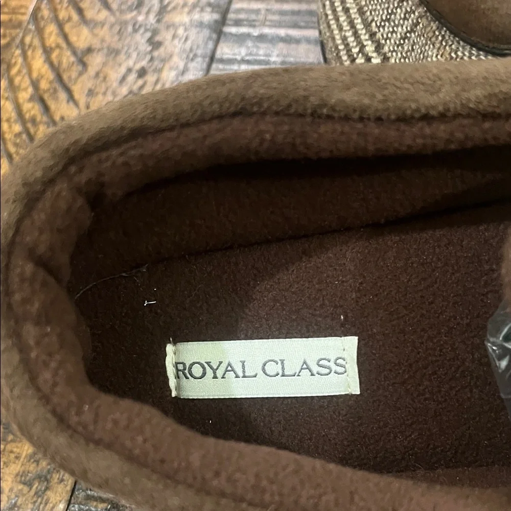 Plaid Slip-On Loafer slippers